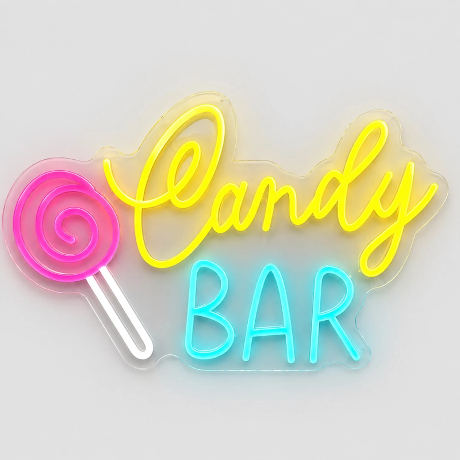 Candy Bar LED Neonschild für Hochzeit und Event