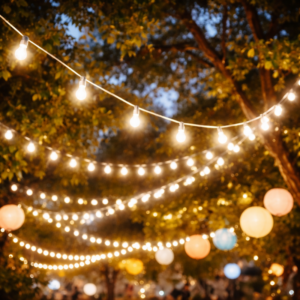 Lichterkette 30m mit Fernbedienung