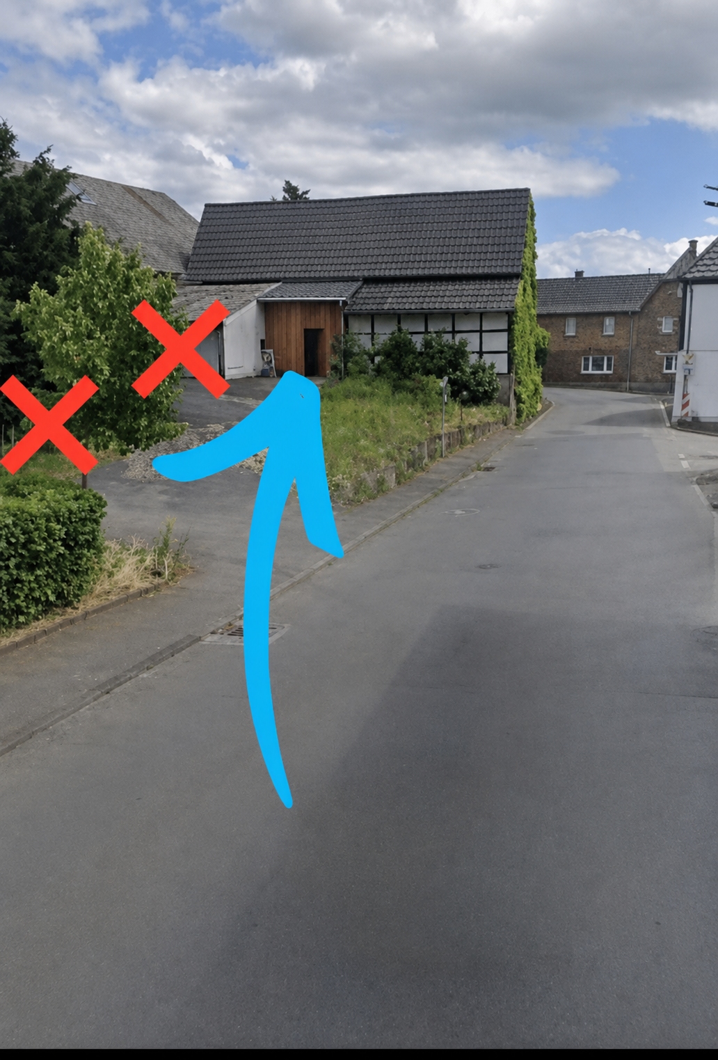 Zufahrt zur Mietstation HZ Mietservice
