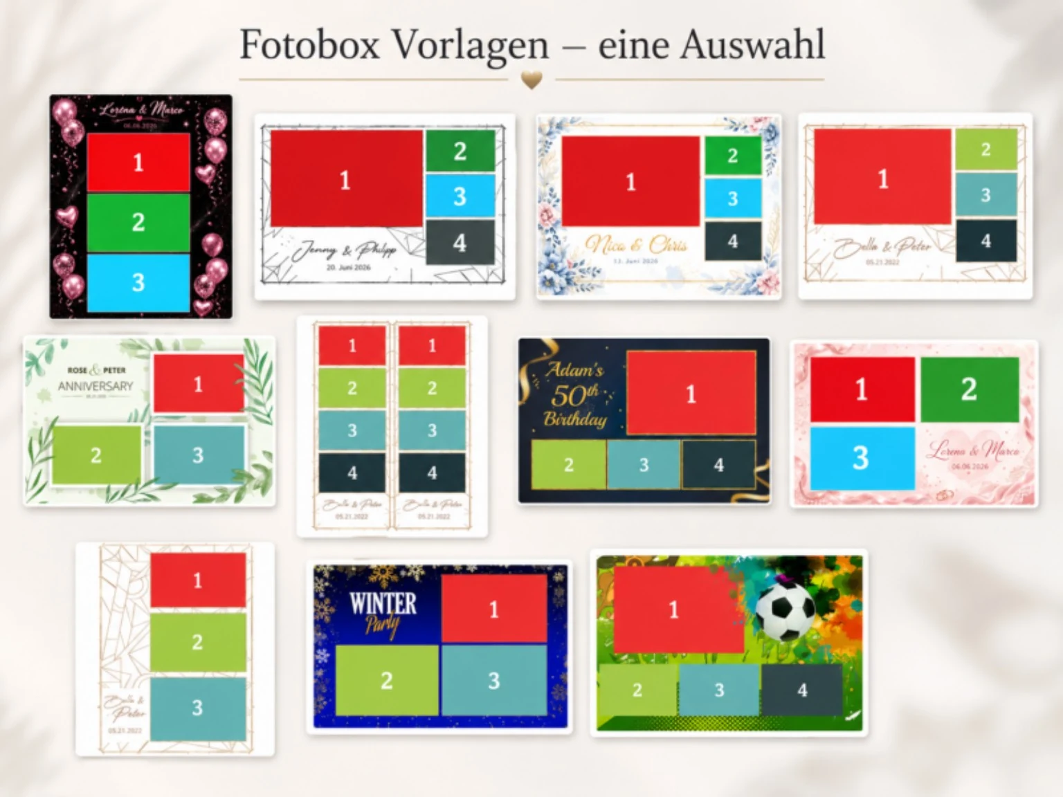 HZ Moments individuelle Fotovorlagen - HZ Mietservice GbR HZ Moments individuelle Fotovorlagen